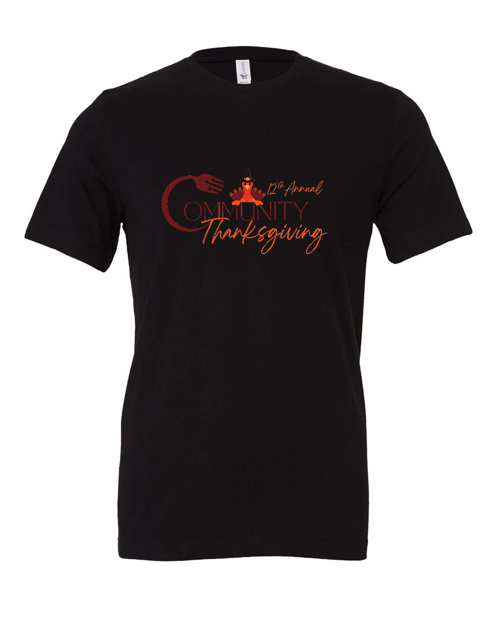12th Annual Community Thanksgiving T-Shirt.